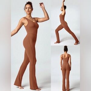 NWT Glowmode Feather fit Flared Jumpsuit Buttery Soft With Tummy Control 2XL